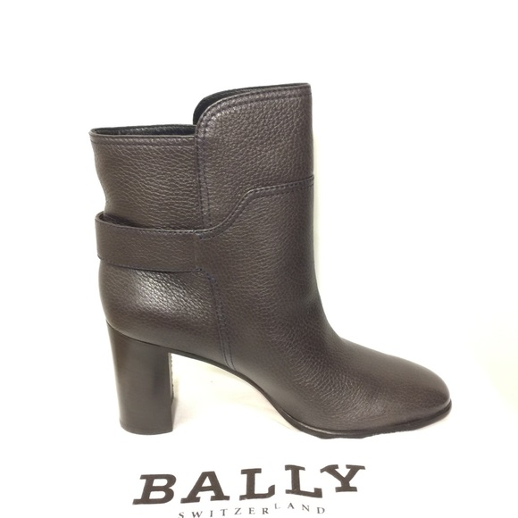 BALLY SWITZERLAND DEIDA CHOCOLATE BOOTIE - Picture 4 of 8